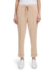 BETTY & CO Spodnie w kolorze beżowym rozmiar: 44. Brązowe spodnie materiałowe damskie Betty & Co., bez wzorów, z materiału. Za 297.26 zł.