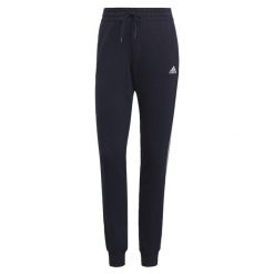 Spodnie damskie adidas Essentials Slim Tapered Cuffed Pant. Białe spodnie dresowe damskie Adidas, s, z dresówki, na fitness i siłownię. Za 145.00 zł.