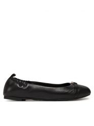 MICHAEL Michael Kors Baleriny Mandy 40S5MAFP1L Czarny. Czarne baleriny damskie MICHAEL Michael Kors, bez wzorów, ze skóry, bez obcasa. Za 279.99 zł.