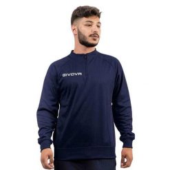 Męska Bluza Maglia Tecnica. Niebieskie bluzy z kapturem męskie Givova, m, z materiału. Za 102.99 zł.