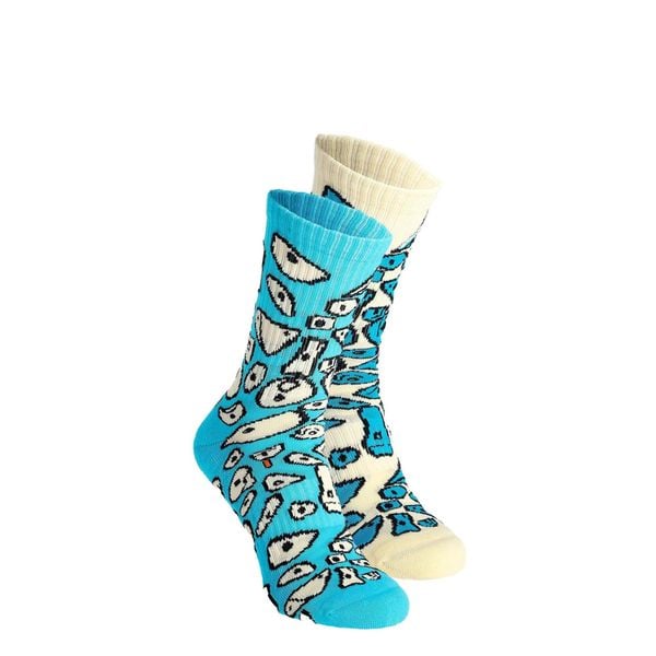 Skarpety Y&Y Vertical Spray Wall. Zielone skarpetki damskie Y&Y VERTICAL, bez wzorów. Za 57.00 zł.