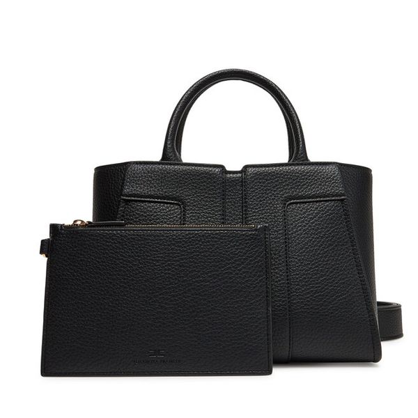 Torebka Elisabetta Franchi. Czarne torebki klasyczne damskie Elisabetta Franchi, bez wzorów, bez dodatków. Za 1,179.00 zł.