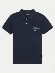 Napapijri Polo Elbas 5 NP0A4G4N1761 S Granatowy Regular Fit. Niebieskie t-shirty chłopięce Napapijri, bez wzorów, z bawełny, bez ramiączek. Za 99.99 zł.