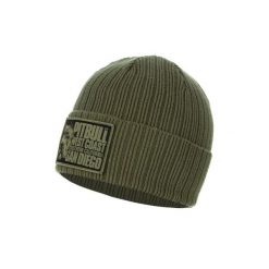 Czapka męska Pitbull zimowa Silvas Blood Dog. Brązowe czapki męskie PITBULL, na jesień, bez wzorów. Za 59.00 zł.