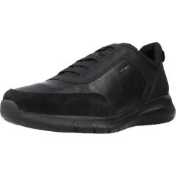Buty GEOX U MONREALE Czarny. Czarne buty fitness męskie Geox, na fitness i siłownię. Za 242.99 zł.