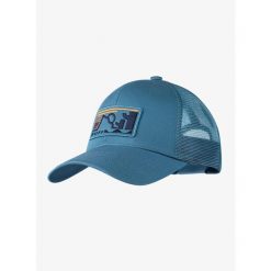 Czapka z daszkiem Buff Explore Trucker Cap - nidus blue L-XL. Niebieskie czapki męskie Buff, bez wzorów, sportowe. Za 109.99 zł.