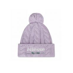 Czapka zimowa Ellesse Sanga Pom Pom. Fioletowe czapki męskie Ellesse, na zimę, bez wzorów. Za 109.99 zł.