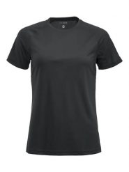 Clique Premium Active-T Women – Sportowa koszulka o wysokiej oddychalności. Czarne bluzki sportowe damskie CLIQUE, l, bez kołnierzyka, bez ramiączek. Za 124.79 zł.