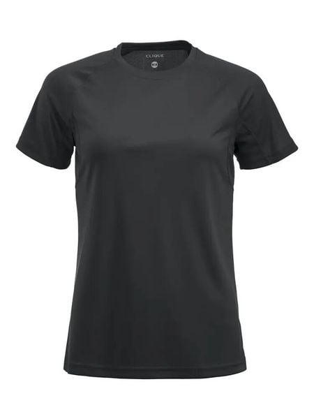 Clique Premium Active-T Women – Sportowa koszulka o wysokiej oddychalności. Czarne bluzki sportowe damskie CLIQUE, l, bez kołnierzyka, bez ramiączek. Za 124.79 zł.