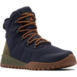 Buty Sneakersy Męskie Columbia Fairbanks Waterproof. Niebieskie buty trekkingowe męskie Columbia, na zimę, bez zapięcia, trekkingowe, omni-heat (columbia). W wyprzedaży za 475.15 zł.
