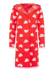 Zwillingsherz Kardigan w kolorze czerwonym rozmiar: L/XL. Czerwone kardigany damskie Zwillingsherz, l, bez wzorów. Za 134.85 zł.