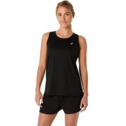 Damski tank top Asics Core. Czarne topy sportowe damskie Asics, m, bez wzorów, z materiału, bez ramiączek. Za 193.00 zł.