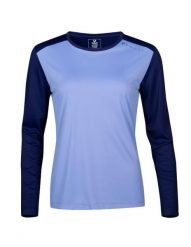 Koszulka damska Halti Salves LS. Fioletowe t-shirty damskie Halti, s, bez wzorów, z materiału, bez kołnierzyka. Za 174.99 zł.