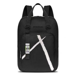 Plecak Lifestyle Siroko EMA Desafío Black. Czarne plecaki damskie SIROKO, bez wzorów, z materiału. Za 338.00 zł.
