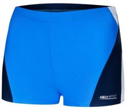 Spodenki pływackie męskie Aqua Speed Alex. Białe kąpielówki męskie Aqua-Speed, m, bez wzorów, z dzianiny, do pływania. Za 64.99 zł.