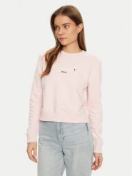 Guess Jeans Bluza W5RQ28 K68I4 Beżowy Regular Fit. Brązowe bluzy bez kaptura damskie Guess Jeans, xxl, z bawełny. Za 189.99 zł.