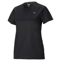 Koszulka Sportowa Damska Puma Run Favorite. Czarne bluzki sportowe damskie Puma, xs, z materiału, bez kołnierzyka, bez ramiączek. Za 80.99 zł.