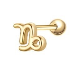 Glanzstücke München Piercing Sterling Silber gelbgold Kolczyki 1 ct Damski. Żółte kolczyki damskie Glanzstücke München, pozłacane. Za 110.49 zł.