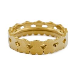 Pierścionek TOUS. Żółte pierścionki damskie Tous, złote. Za 499.99 zł.