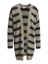 Milano Italy Kardigan w kolorze czarno-szarobrązowym rozmiar: L. Brązowe kardigany damskie Milano Italy, l, bez wzorów. Za 252.99 zł.