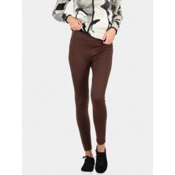 Legginsy damskie Luhta Ikkamo. Brązowe legginsy damskie Luhta, bez wzorów. Za 339.00 zł.