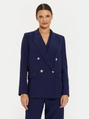 ViCOLO Marynarka TB0223 Granatowy Regular Fit. Niebieskie marynarki i żakiety damskie ViCOLO, s, bez wzorów, z wiskozy. Za 679.99 zł.