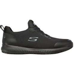 Buty sportowe męskie Skechers Squad Sr. Czarne buty sportowe na co dzień męskie Skechers, z syntetyku, bez zapięcia. Za 289.00 zł.