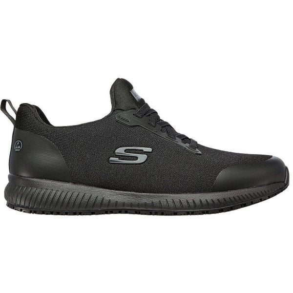 Buty sportowe męskie Skechers Squad Sr. Czarne buty sportowe na co dzień męskie Skechers, z syntetyku, bez zapięcia. Za 289.00 zł.