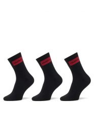 HUGO Skarpety długie 50531515 Czarny. Czarne skarpetki męskie Hugo, bez wzorów, z bawełny. Za 109.99 zł.