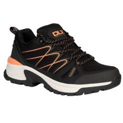 Buty Sportowe Damskie Zindzi II DLX. Czarne buty sportowe na co dzień damskie Trespass, bez wzorów, z materiału, trekkingowe. Za 498.99 zł.