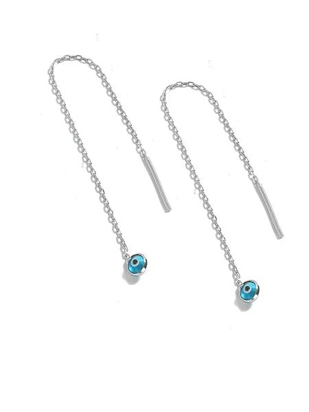 Miu Silver Srebrne kolczyki rozmiar: onesize. Niebieskie kolczyki damskie Miu Silver, srebrne. Za 43.99 zł.