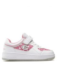 Champion Sneakersy Rebound Graphic S32688-CHA-WW006 Biały. Białe buty sportowe dziewczęce CHAMPION, bez wzorów, ze skóry, bez zapięcia. Za 99.99 zł.