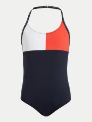 Tommy Hilfiger Strój kąpielowy UG0UG00720 Granatowy. Niebieskie stroje kąpielowe dziewczęce Tommy Hilfiger, bez wzorów, z syntetyku. Za 159.99 zł.