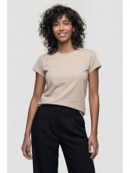 Alife and kickin Koszulka "Theres" w kolorze beżowym rozmiar: M. Brązowe bluzki damskie Alife and Kickin, m, bez wzorów, bez kołnierzyka, bez ramiączek. Za 60.99 zł.