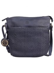 Bellicci Skórzana torebka "Enid" w kolorze granatowym - 27 x 24 x 10 cm rozmiar: onesize. Niebieskie torebki klasyczne damskie Bellicci, bez wzorów, z materiału, bez dodatków. Za 217.99 zł.