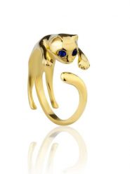 Heliophilia Pozłacany pierścionek z cyrkoniami rozmiar: onesize. Niebieskie pierścionki damskie Heliophilia, z cyrkonią, pozłacane. Za 135.17 zł.