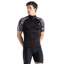 Koszulka Dare 2B Riding. Czarne t-shirty sportowe męskie Dare 2b, m, z materiału, bez ramiączek, rowerowe. Za 88.70 zł.