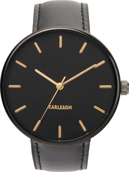 Zegarek męski Minimal czarny. Czarne zegarki męskie Karlsson. Za 344.00 zł.