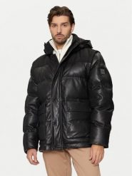 Boss Kurtka skórzana Jolam 50522219 Czarny Relaxed Fit. Czarne kurtki męskie Boss, m, bez wzorów, ze skóry, bez kaptura. Za 2,449.00 zł.