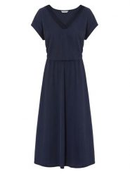 TATUUM Sukienka "Bonnie" w kolorze granatowym rozmiar: S. Niebieskie sukienki damskie Tatuum, s, bez wzorów, z koronki, bez kołnierzyka, bez ramiączek, midi. Za 172.08 zł.