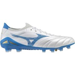 Buty piłkarskie męskie Mizuno Morelia Neo IV β Japan FG laser blue/white. Białe obuwie do biegania damskie Mizuno. Za 739.99 zł.