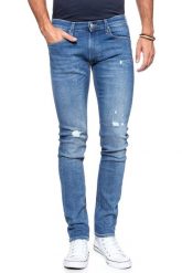 JEANSY MĘSKIE LEE LUKE BROKEN BLUE L719RONK 112119395. Niebieskie jeansy męskie Lee. W wyprzedaży za 119.99 zł.