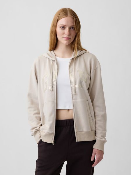 GAP Bluza w kolorze kremowym rozmiar: L. Brązowe bluzy z kapturem damskie GAP, l. Za 129.95 zł.