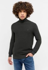 MUSTANG ELGIN MĘSKI SWETER ELEGANCKI GOLF LOGO. Swetry męskie Mustang, m, bez wzorów, bez kołnierzyka. Za 149.99 zł.