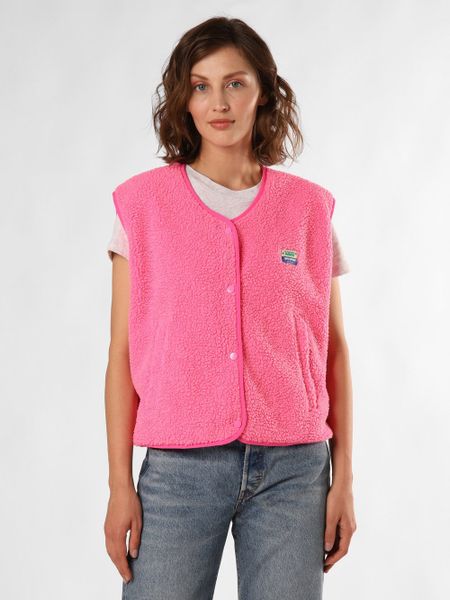 American vintage Kamizelka - Hoktown Kobiety Sztuczne włókno wyrazisty róż, M/L. Czerwone kamizelki damskie American vintage, l, z włókna. Za 899.95 zł.