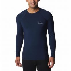 Koszulka termiczna męska Columbia Mwt Stretch M LS Top. Niebieskie bielizna termoaktywna męska Columbia, m, bez wzorów. Za 219.00 zł.