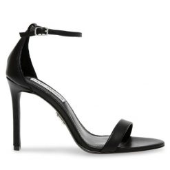Sandały Steve Madden. Czarne sandały damskie Steve Madden, bez wzorów, bez obcasa, na szpilce. Za 259.99 zł.