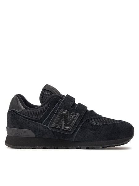 New Balance Sneakersy PV574EVE Czarny. Czarne buty sportowe chłopięce New Balance, bez wzorów, ze skóry, bez zapięcia. Za 255.99 zł.