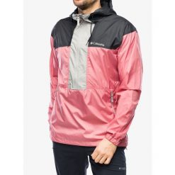 Kurtka przeciwwiatrowa męska Columbia Flash Challenger Anorak. Czerwone kurtki męskie Columbia, m, bez wzorów, z softshellu, sportowe, bez kaptura. Za 140.99 zł.