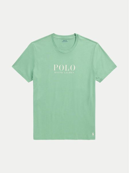 Polo Ralph Lauren T-Shirt 714899613017 Zielony Regular Fit. Zielone koszulki polo męskie Polo Ralph Lauren, m, bez wzorów, z bawełny, bez ramiączek. Za 269.99 zł.